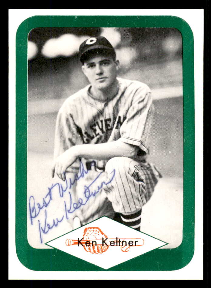 1975 Great Plains Greats #019 Ken Keltner Signed Autographed