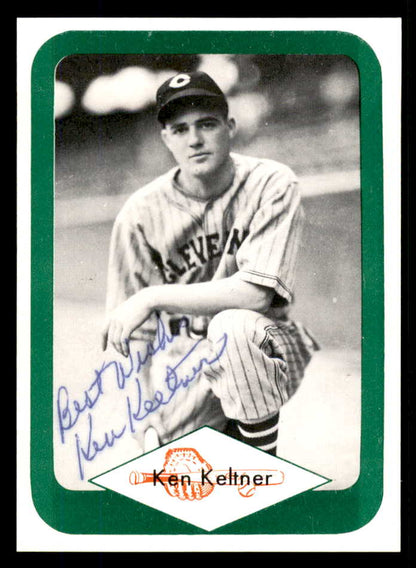 1975 Great Plains Greats #019 Ken Keltner Signed Autographed