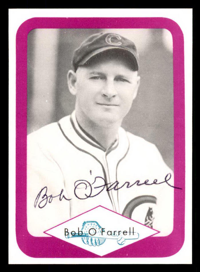 1975 Great Plains Greats #029 Bob O'Farrell Signed Autographed