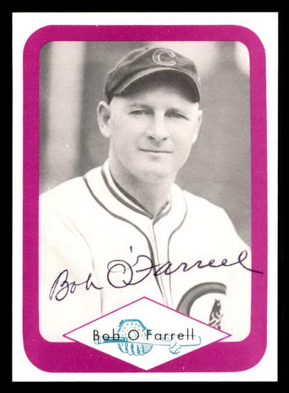 1975 Great Plains Greats #029 Bob O'Farrell Signed Autographed