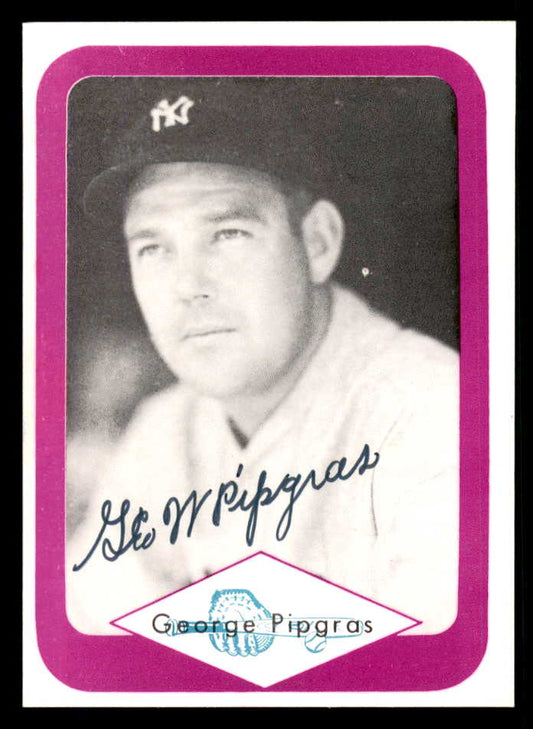 1975 Great Plains Greats #033 George Pipgras Signed Autographed