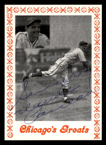 1976 Chicago Greats Claude Passeau Cubs Signed Autographed