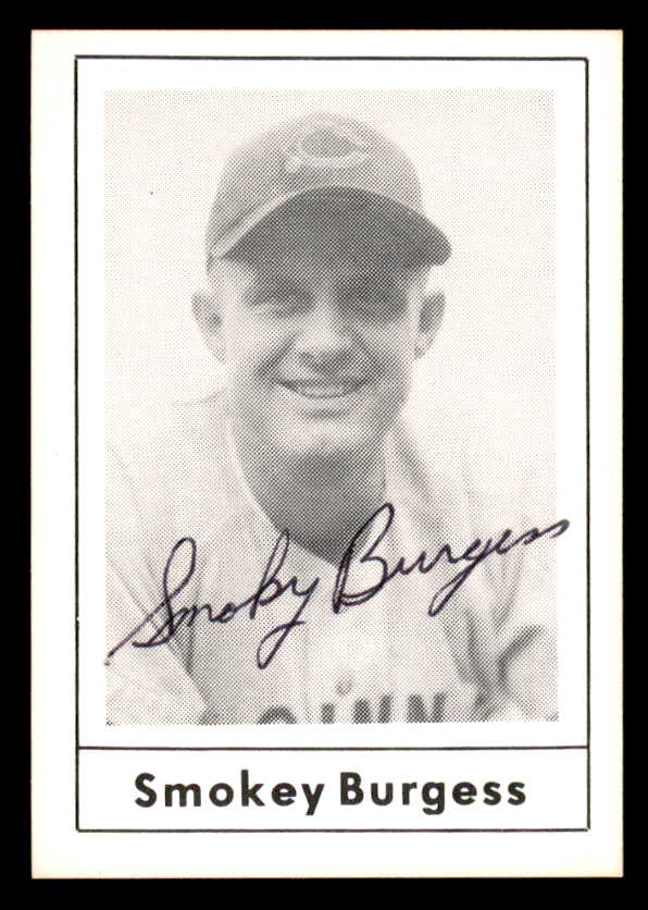 1978 Grand Slam #106 Smoky Burgess Reds Signed Autographed