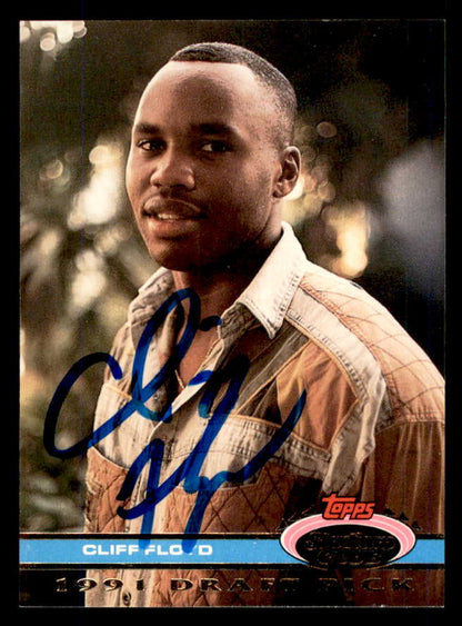 1991 Stadium Club #051 Cliff Floyd Expos Signed Autographed