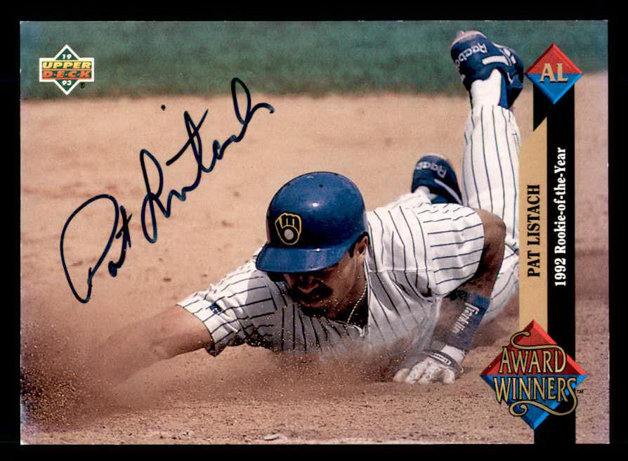 1993 Upper Deck #491 Pat Listach Brewers Signed Autographed