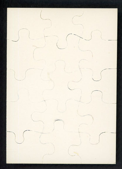 1989 Donruss Puzzle Warren Spahn Braves Signed Autographed