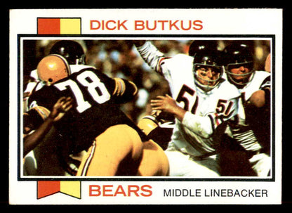 1973 Topps Football #300 Dick Butkus Bears VG-EX 546683