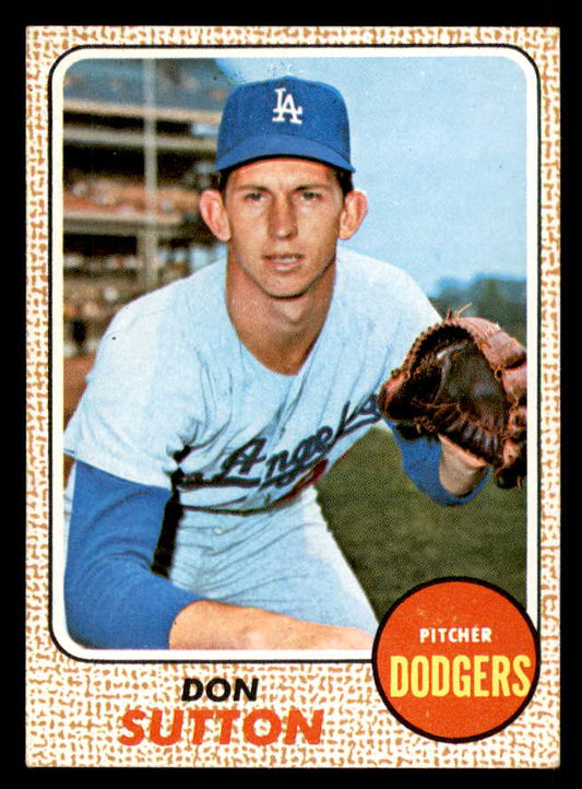 1968 Topps Baseball #103 Don Sutton Dodgers EX-MT 546723