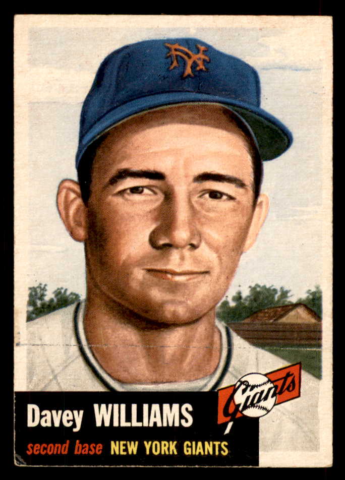 1953 Topps Baseball #120 Davey Williams Giants VG-EX 546749