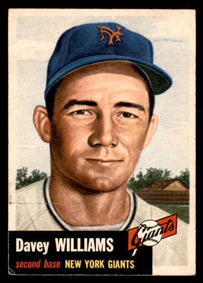 1953 Topps Baseball #120 Davey Williams Giants VG-EX 546749