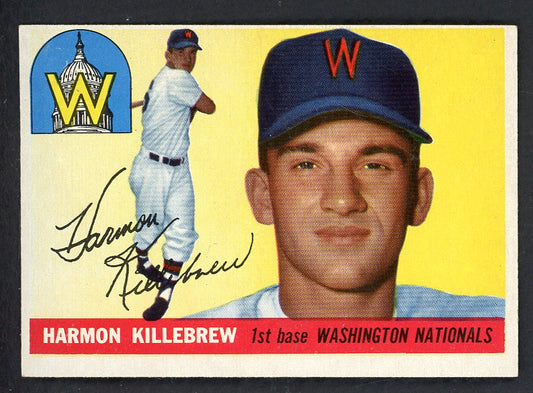 1955 Topps Baseball #124 Harmon Killebrew Senators EX-MT oc 546934