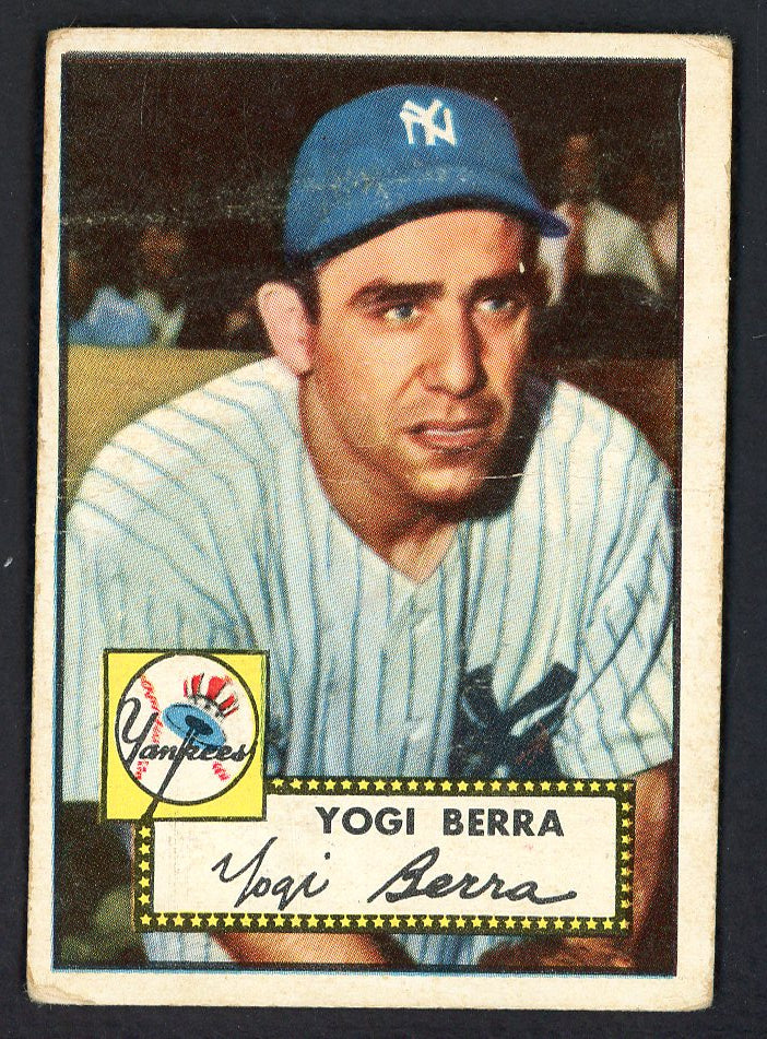 1952 Topps Baseball #191 Yogi Berra Yankees Good 546939