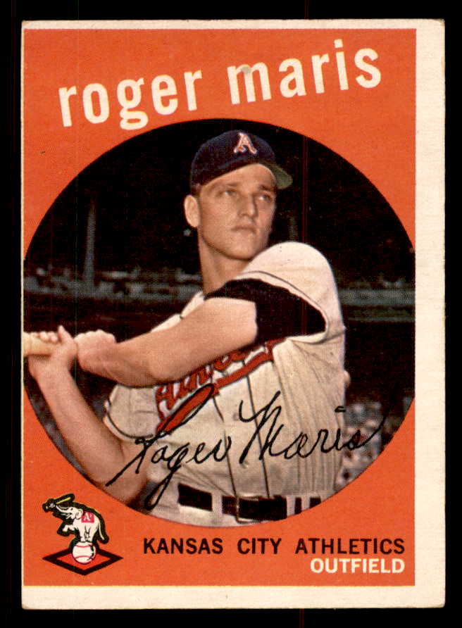 1959 Topps Baseball #202 Roger Maris A's VG-EX 547157