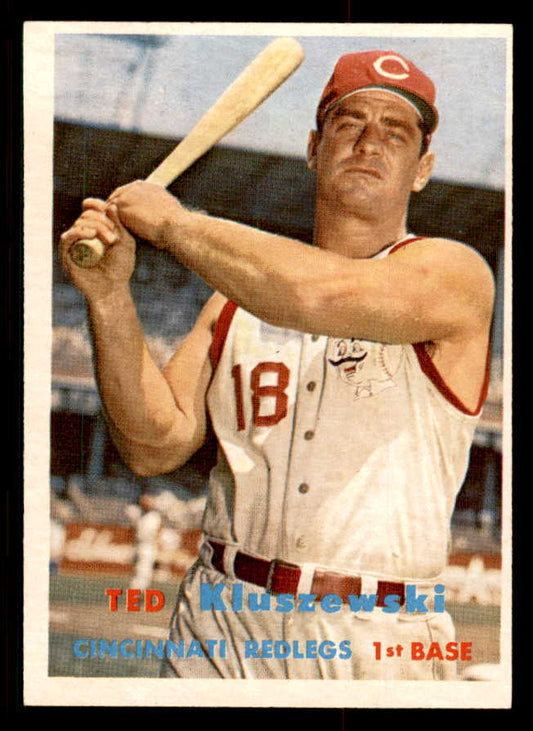 1957 Topps Baseball #165 Ted Kluszewski Reds EX-MT 547199