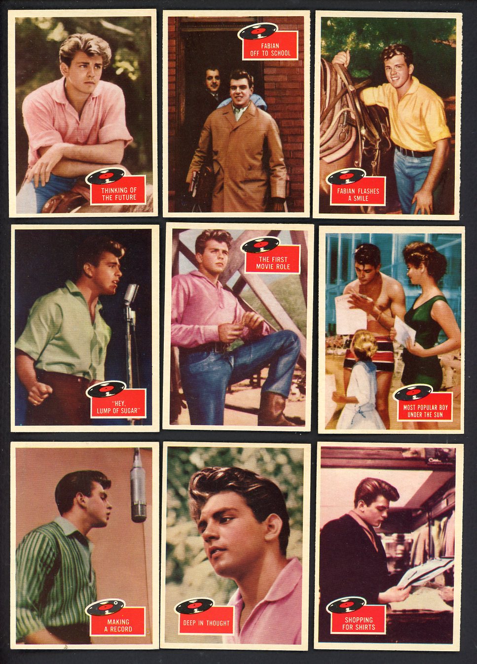 1959 Topps Fabian Complete Set NR-MT 547392