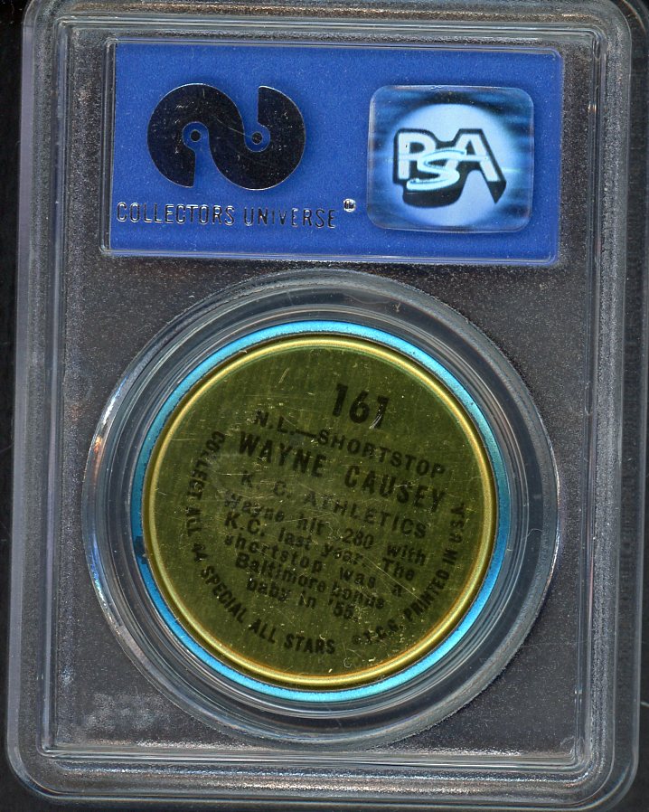 1964 Topps Baseball Coins #161 Wayne Causey A.S. A's PSA 8 NM/MT N.L. 547412