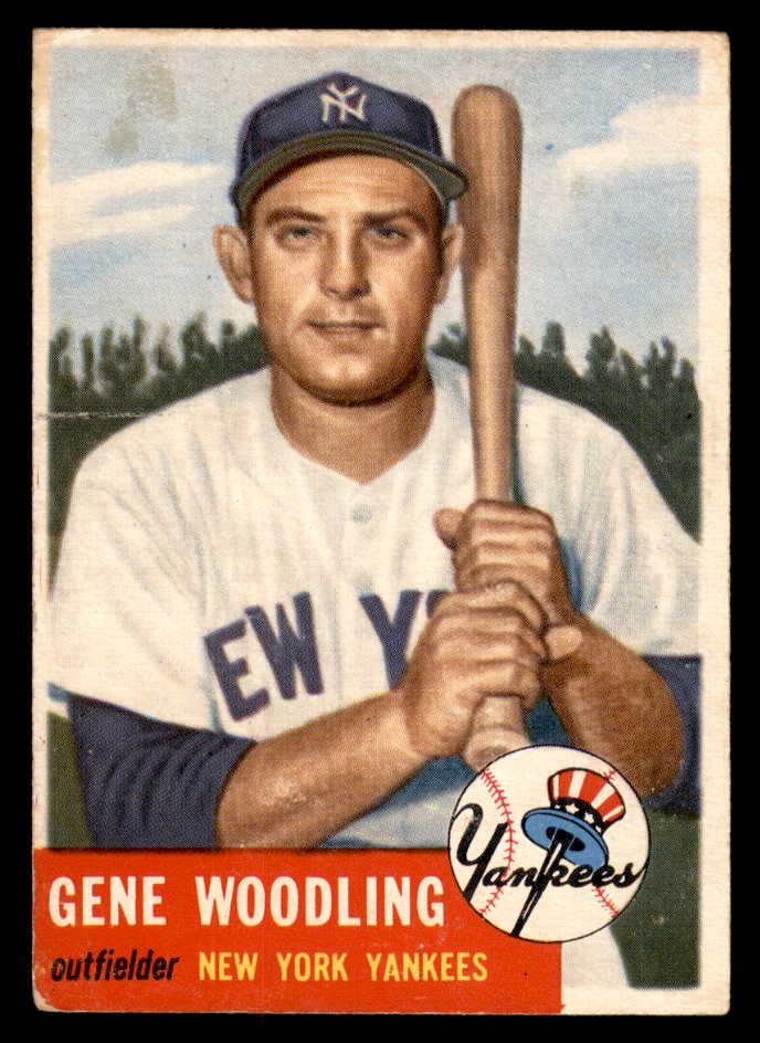 1953 Topps Baseball #264 Gene Woodling Yankees VG-EX 547654