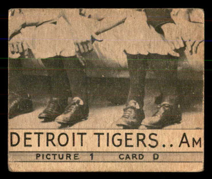 1935 Goudey #001D Mickey Cochrane Charles Gehringer VG 547676