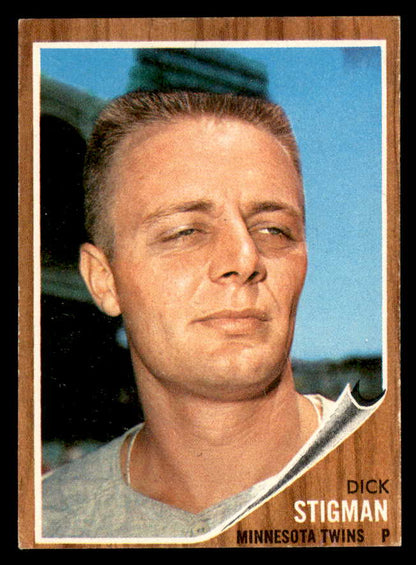 1962 Topps Baseball #532 Dick Stigman Twins EX-MT 547692