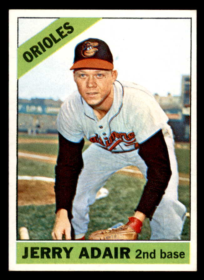 1966 Topps Baseball #533 Jerry Adair Orioles NR-MT 547767