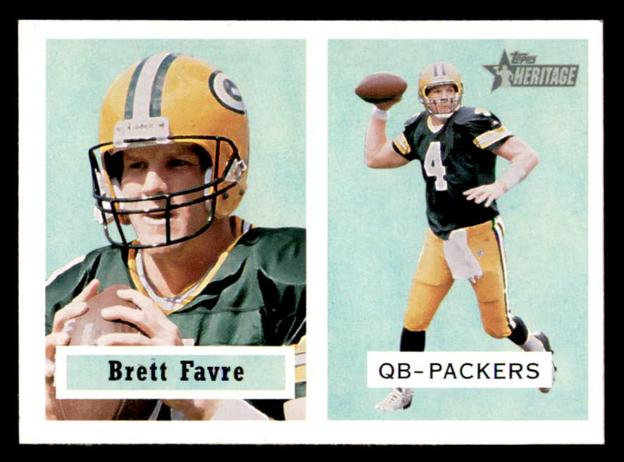 2002 Topps Heritage #154 Brett Favre Packers NR-MT Black 547787