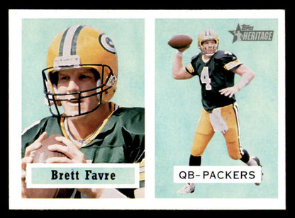 2002 Topps Heritage #154 Brett Favre Packers NR-MT Black 547787