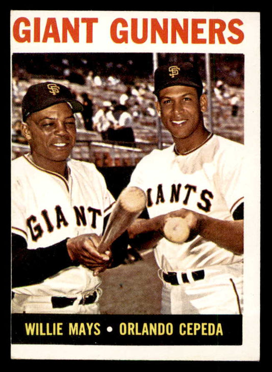 1964 Topps Baseball #306 Willie Mays Orlando Cepeda VG-EX 547790