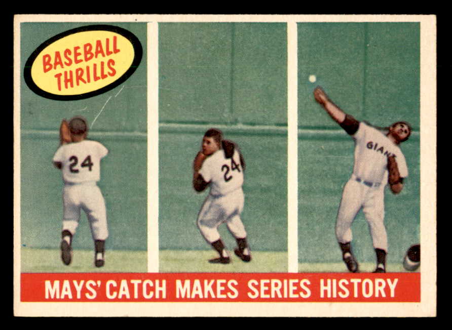 1959 Topps Baseball #464 Willie Mays IA Giants EX 547810