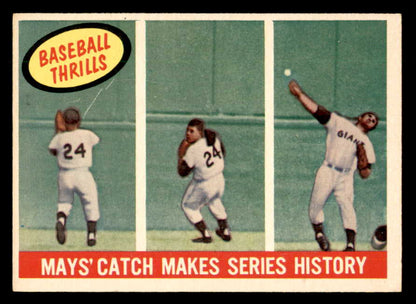 1959 Topps Baseball #464 Willie Mays IA Giants EX 547810