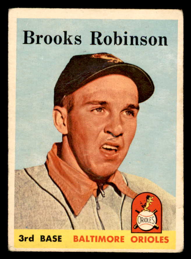 1958 Topps Baseball #307 Brooks Robinson Orioles VG 547825