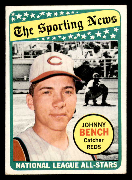 1969 Topps Baseball #430 Johnny Bench A.S. Reds EX-MT 547850