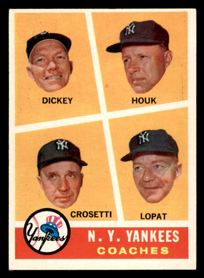 1960 Topps Baseball #465 Bill Dickey Yankees EX-MT 547871