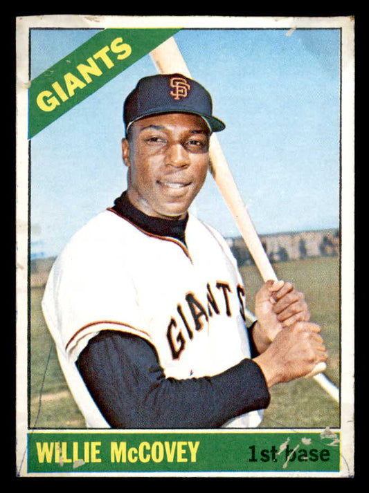 1966 Topps Baseball #550 Willie McCovey Giants VG 547885