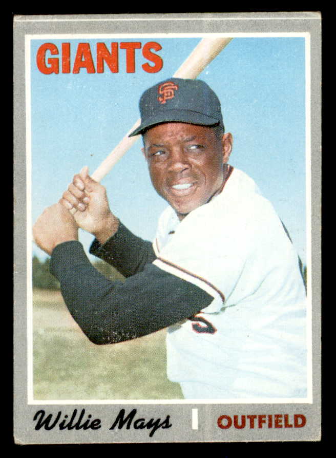 1970 Topps Baseball #600 Willie Mays Giants EX 547965