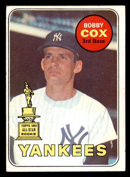 1969 Topps Baseball #237 Bobby Cox Yankees EX+/EX-MT 548076