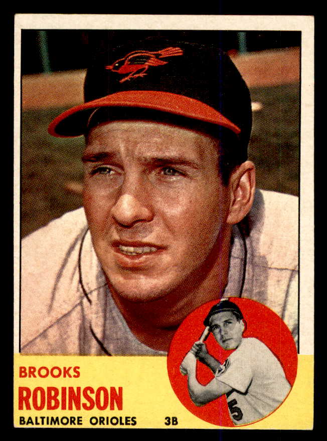 1963 Topps Baseball #345 Brooks Robinson Orioles EX-MT 548085