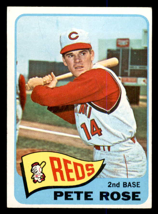 1965 Topps Baseball #207 Pete Rose Reds EX+/EX-MT 548099
