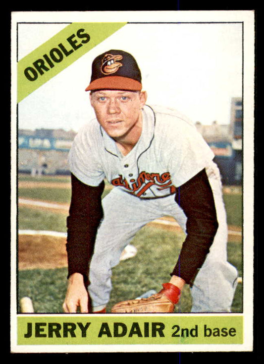1966 Topps Baseball #533 Jerry Adair Orioles EX-MT 548164
