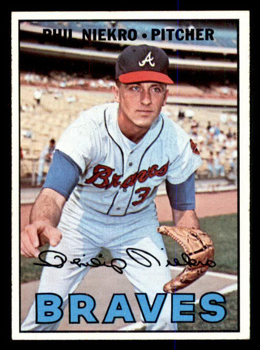 1967 Topps Baseball #456 Phil Niekro Braves EX-MT 548191