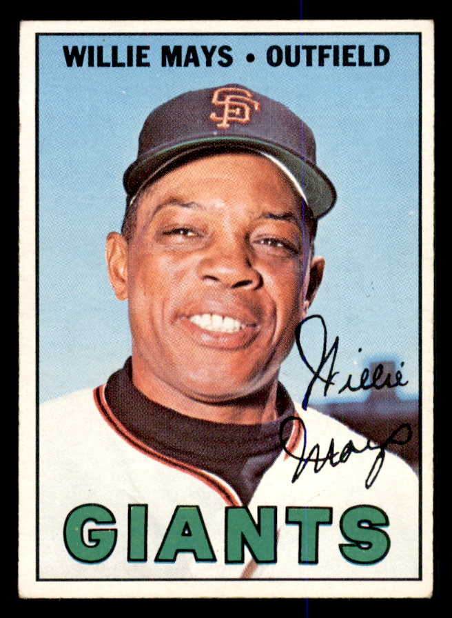 1967 Topps Baseball #200 Willie Mays Giants EX-MT 548193