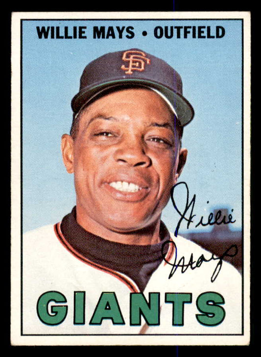 1967 Topps Baseball #200 Willie Mays Giants EX-MT 548193