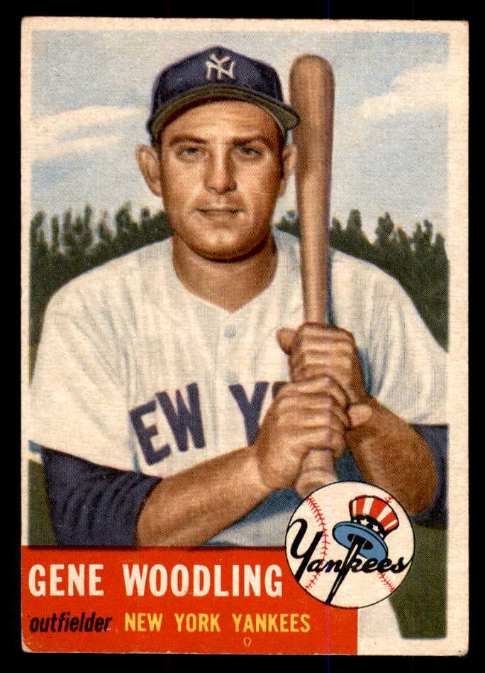 1953 Topps Baseball #264 Gene Woodling Yankees EX+/EX-MT 548239