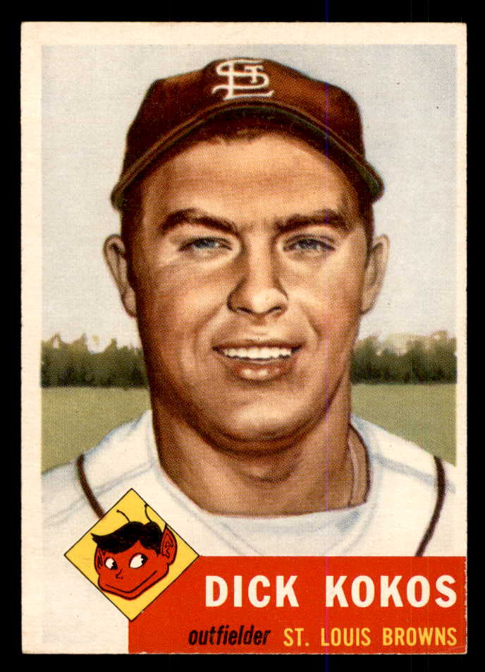 1953 Topps Baseball #232 Dick Kokos Browns EX-MT 548242