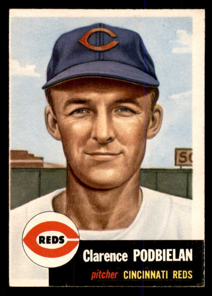 1953 Topps Baseball #237 Bud Podbielan Reds EX-MT 548258
