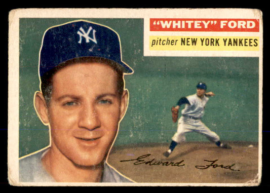 1956 Topps Baseball #240 Whitey Ford Yankees GD-VG 548275