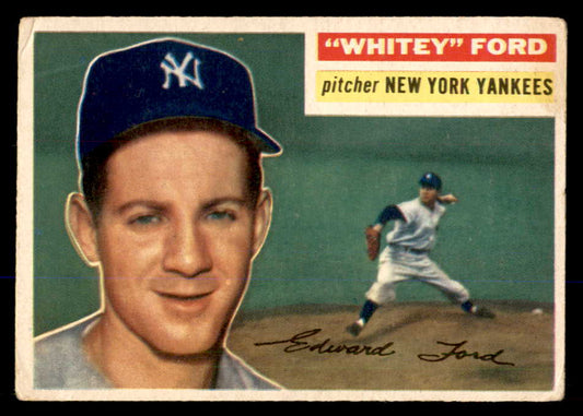 1956 Topps Baseball #240 Whitey Ford Yankees VG 548292