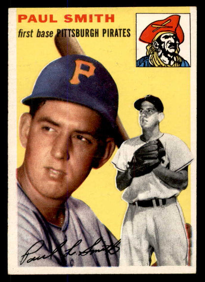 1954 Topps Baseball #011 Paul Smith Pirates EX-MT 548306