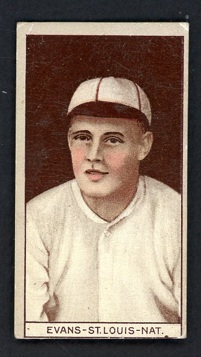 1912 T207 T 207 Lou Evans Cardinals VG-EX 548461