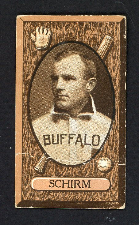 1912 C46 Imperial #029 George Schirm Buffalo Good back damage 548488