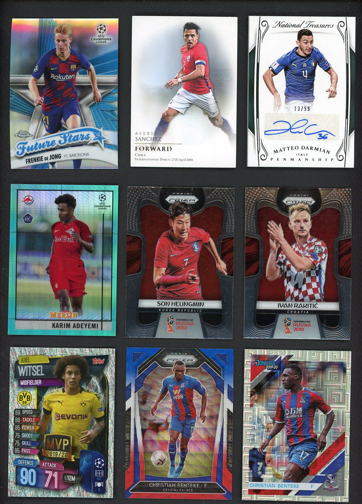 2016 To 2021 Soccer Stars Set Lot 20 Diff Witsel Son Rakitic 548531